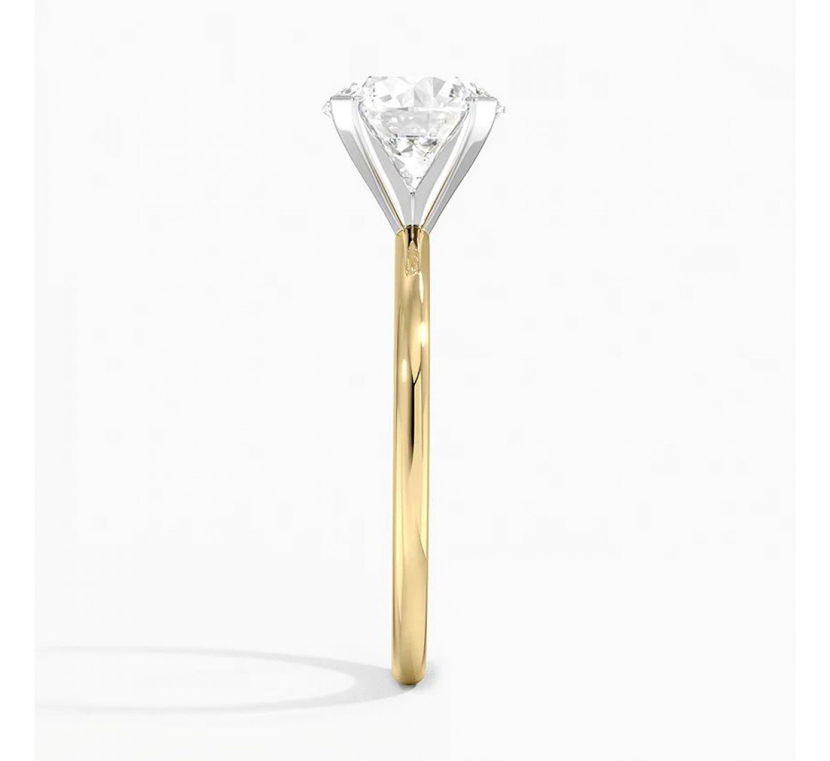 Golden Embrace Lab Diamond Ring (2 carat)