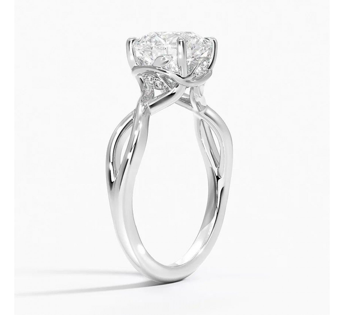 Floral Fantasy Lab Diamond Ring (2 carat)