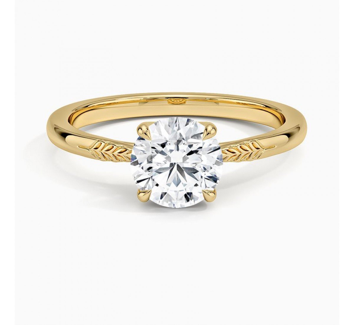 Whispering Willow Whimsy Lab Diamond Ring (1 carat)