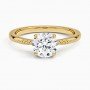 Whispering Willow Whimsy Lab Diamond Ring (1 carat)