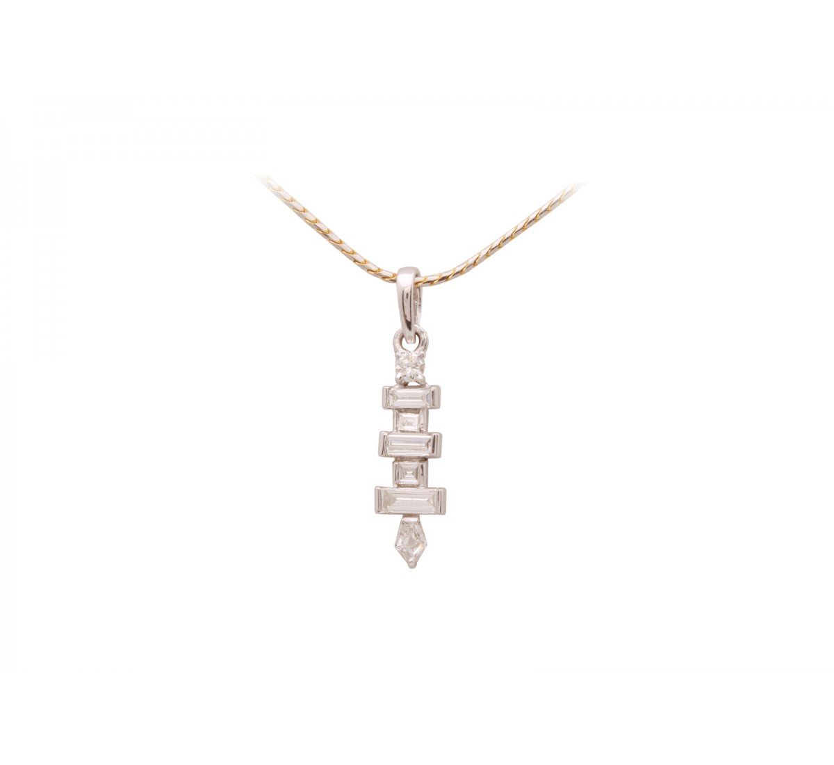 Annot Stud Diamond Pendant