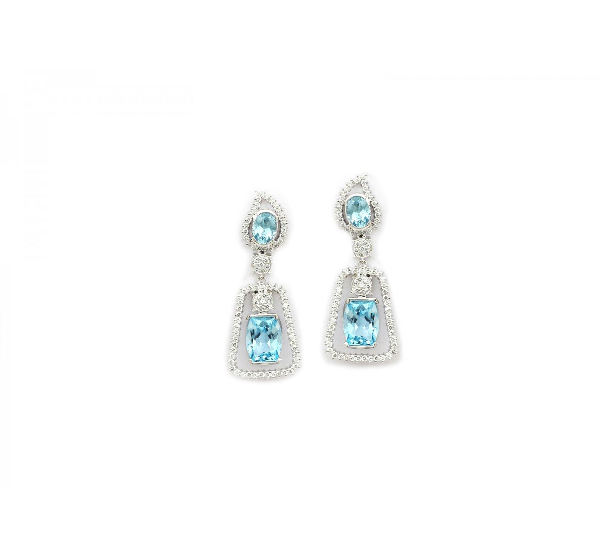 Ava Drop Diamond Earrings