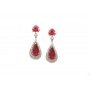 Sheen Drop Diamond Earrings