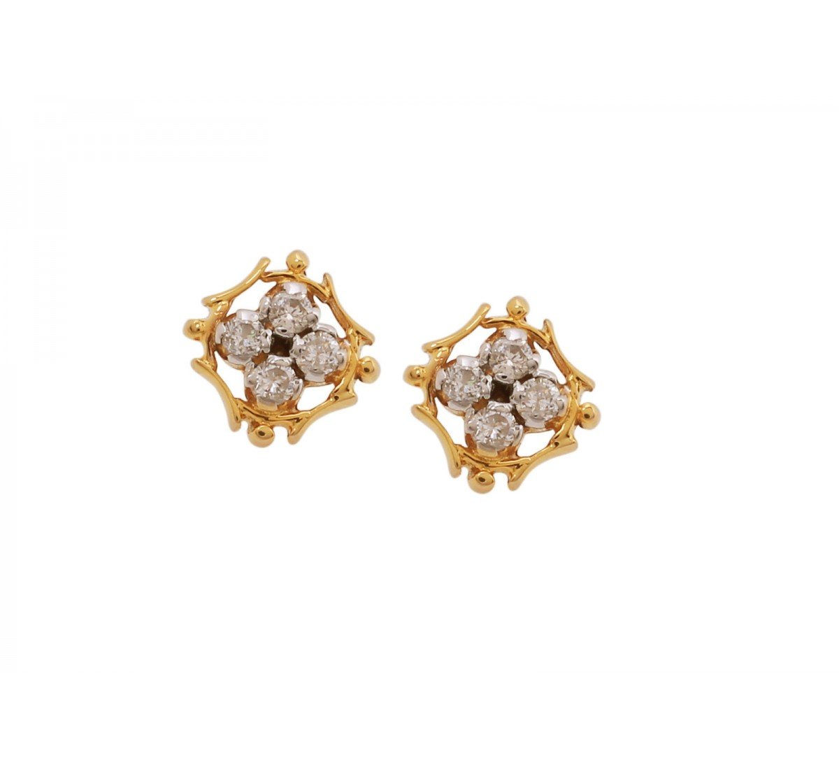 Asra Stud Diamond Earrings