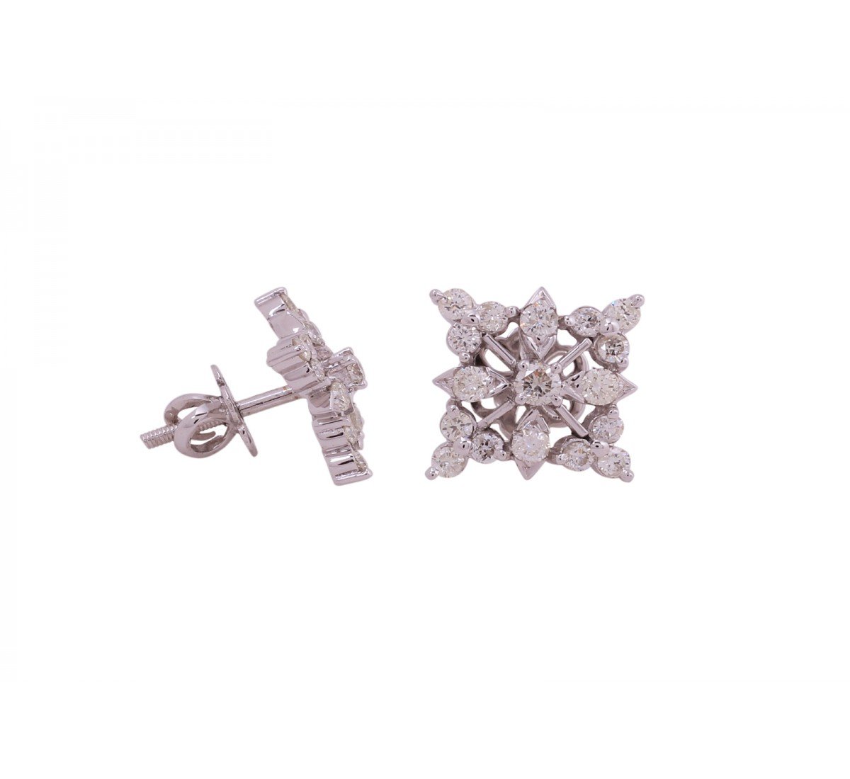 Maha Stud Diamond Earrings