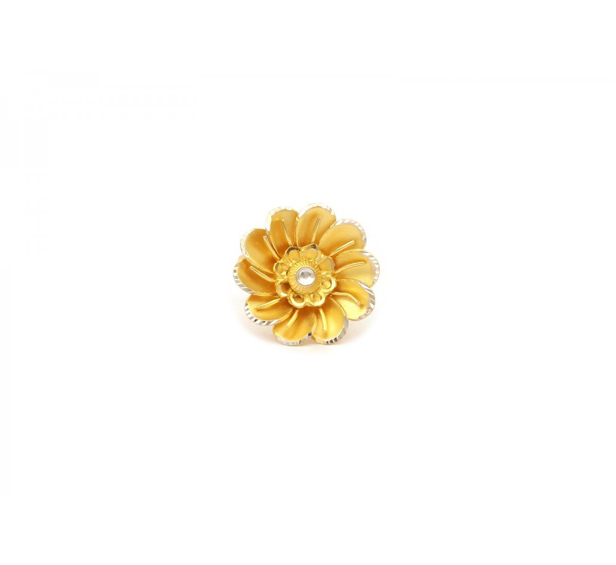 Grid Daisy Cutout Ring