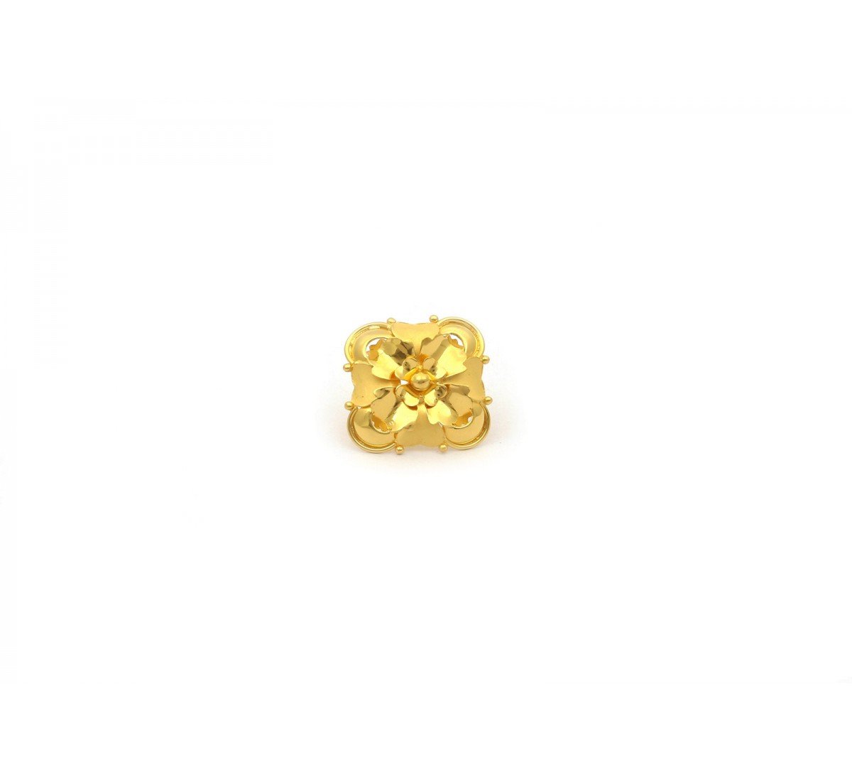 The Marcy Petal Gold Stud