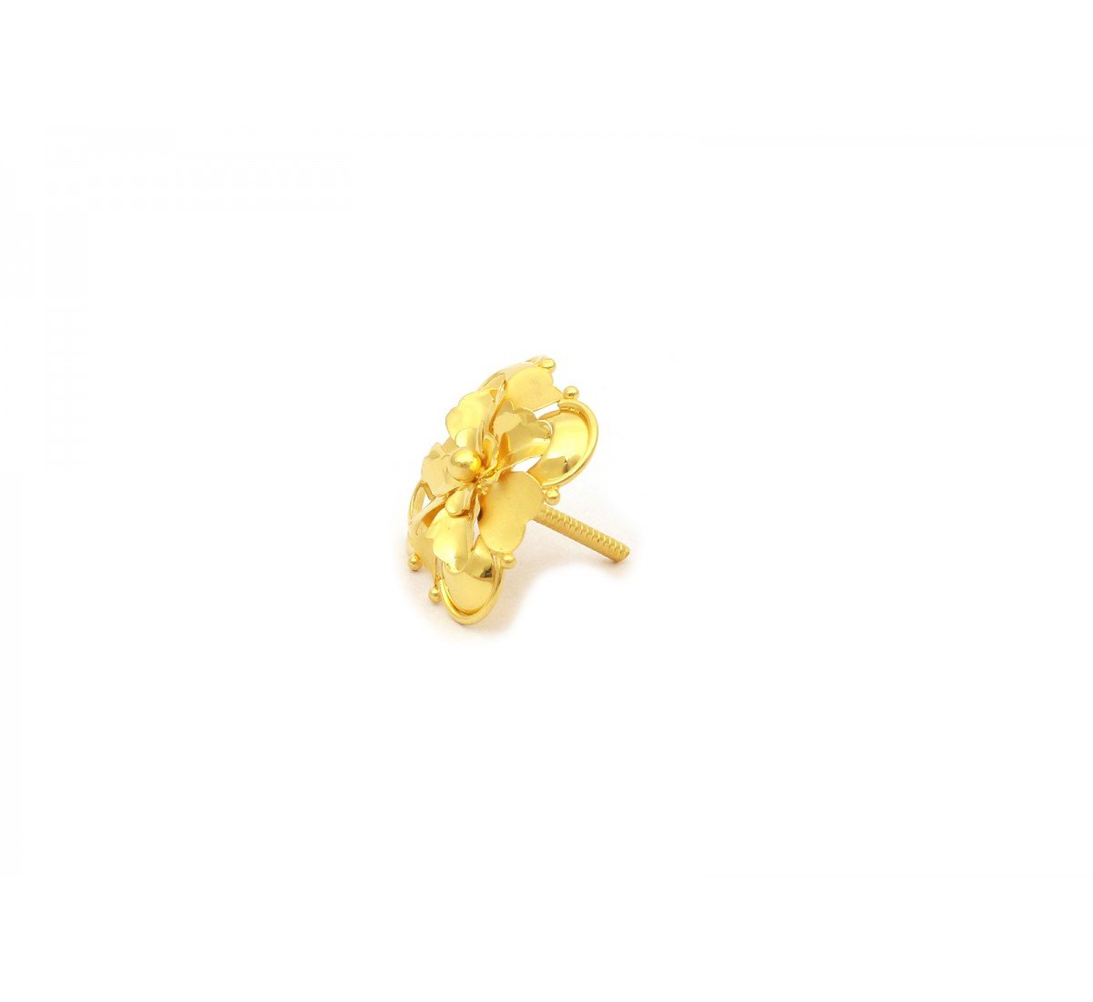 The Marcy Petal Gold Stud